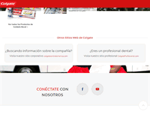 Tablet Screenshot of colgatecentralamerica.com